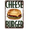 Poster tranh retro 30x20cm Cheese Burger S23-70006