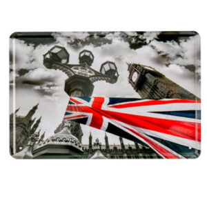 Tranh sắt retro 30x20cm - London BigBen Tower F23-K21
