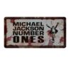 Biển số decor 30x15cm - Michael Jackson Number Ones1958 YC-281