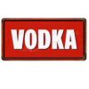 Tranh thiếc biển số retro 30x15cm - Vodka YC-485