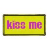 Poster biển số retro vintage 30x15cm - Kiss Me YC-487