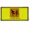 Biển số xe retro 15x30cm - I Chase Boys YC-708