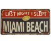 30x15cm - Last Night, I Slept in Miami Beach Z-06