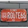 Biển số xe 15x30cm - Illinois Route 66 Z-95