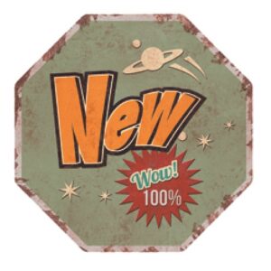 Tranh thiếc bát giác 30x30 - New Wow! 100% BG-24
