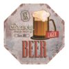 Tranh thiếc bát giác 30x30cm - Ice Cold Brewery Beer BG-30