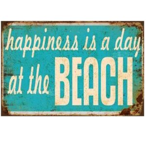30x20cm - Hapiness is a day at the Beach KM23-859