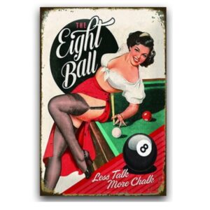 30x40cm - Billiard: the Eight Ball  YC34-11937