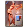 40x30cm - Girl Take a Shower in the Bathroom YC34-3018