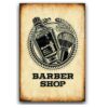 Tranh sắt 30x40cm - BarBer Shop Kaiser Lotion YC34-3167