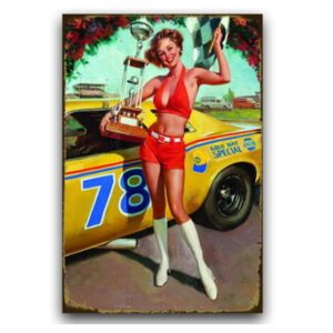 Áp phích retro 30x40cm - Racing Cup YC34-538 (Racer)