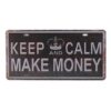 Áp phích 30x15cm - Keep Calm and Make Money - YC-270