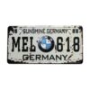 Biển số 15x30cm - MEL BMW 618 Y-154