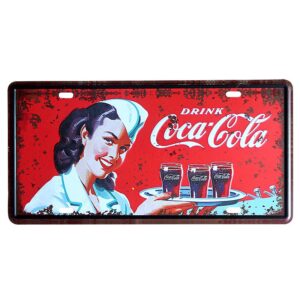 Tranh thiếc 30x15cm Coca Cola Pause and Refresh  Z-934