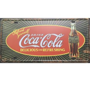 Áp phích 30x15cm Coca Cola Delicious and Refresh Z-936
