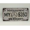Biển số 30x15cm - Mercedes-Benz MY S350 JK-305