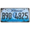 Biển số xe decor 30x15 - Illinois B90 4825 - JK-307
