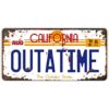 Biển số retro 30x15cm California OUTATIME -  JK-317