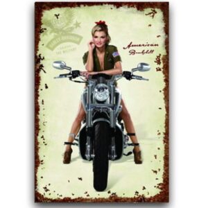 Xe motor Harley Davidson 30x20 American Bombshell YC23-10954