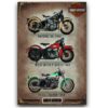 Tranh 30x20cm 3 xe Harley Davidson YC23-11944