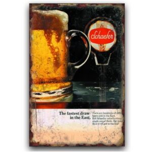Tranh bia retro 30x40cm - Schaefer  YC34-1650