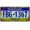 Biển số trang trí 30x15cm - Pennsylvania FBG 1367 - YC-193