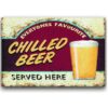 Tranh bia retro 40x30cm - Chilled Beer YC34-2111