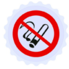 Biển nắp ve 35cm No smoking, Cấm Hút Thuốc YC-299