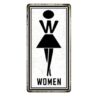 Biển Toilet Nữ - Women WC YC-411
