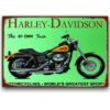 Tranh thiếc xe Harley Davidson 30x20cm The 61 OHV Twin YC23-5372