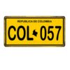 Biển số xe decor 30x15cm - Colombia COL-057 YC-569