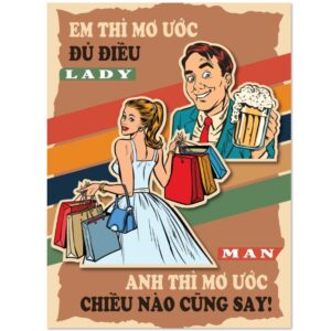 Tranh Việt Vui 40x30cm - Ước Mơ - CB34-836