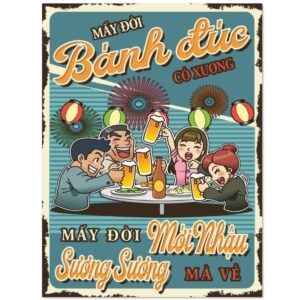 Tranh Bia tiếng Việt Vui 20x30cm - Bánh Đúc Có Xương - CB23-837
