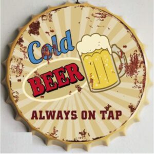 Nắp khoén chai bia 35cm - Cold Beer Always on Tap  GY-24