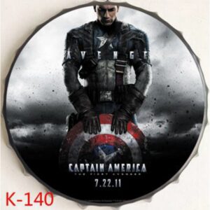 Nắp khoén 35cm decor Captain American GK-140
