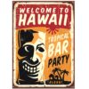 Tranh thiếc decor bar club 20x30cm - Hawaii Tropical Bar YC23-2816