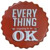 Nắp chai bia 13cm - Everything is going to be OK YC13-23