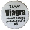 Nắp khoén 13cm trang trí- I Love Viagra YC13-33