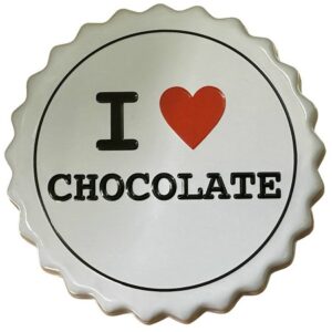 Nắp khoén 13cm decor - I Love Chocolate YC13-61