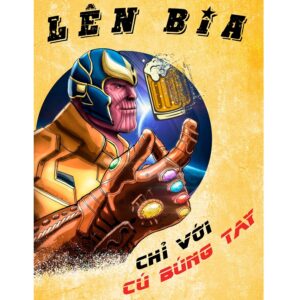 Tranh Việt Vui 40x30cm - Cái Búng Tay  CB34-860