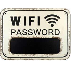 Biển thiếc 30x20cm - Wifi Password (free text)  CS23-201