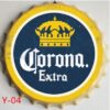 Nắp chai bia sắt 20cm treo tường - Corona Extra  GY20-04