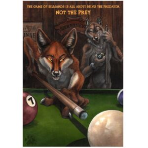 30x40cm Billiards, Bầy Sói  CL34-110