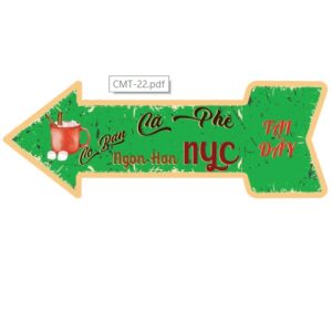 Mũi tên 45x16cm Ngon Hơn NYC  CMT-22b