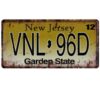 Biển số xe 30x15cm - New Jersey VNL 96D  AC-511