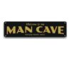 Áp phích sắt 40x10cm Man Cave  CT-185