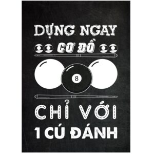 Tranh retro 30x40cm Dựng Ngay Cơ Đồ  CL34-101