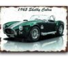 Tranh sắt retro 40x30cm - 1965 Shelby Cobra YC34-1246