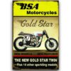 Tranh sắt BSA Gold Star  YC23-1256