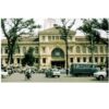 Tranh thiếc Sài Gòn xưa 30x40 - Bưu điện thành phố  CP34-615